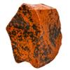 Amazing Gemstone 2 Pieces Mahogany Obsidian Raw Crystals and Healing Stones, Natural Rocks for Tumbling and DIY Raw Stones and Crystals view 2