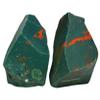 Amazing Gemstone Bloodstone Raw Crystals and Healing Stones, Natural Rocks for Tumbling - DIY Raw Stones and Crystals, 2 Pieces view 1