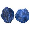 Amazing Gemstone 2 Pieces Sodalite Raw Crystals and Healing Stones, Natural Rocks for Tumbling and DIY Raw Stones and Crystals view 1