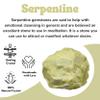Amazing Gemstone 2 Pieces Serpentine Raw Crystals and Healing Stones, Natural Rocks for Tumbling and DIY Raw Stones and Crystals view 4