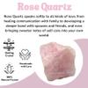 Amazing Gemstone 2 Pieces Rose Quartz Raw Crystals and Healing Stones, Natural Rocks for Tumbling and DIY Raw Stones and Crystals view 4