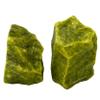 Amazing Gemstone 2 Pieces Vesuvianite Raw Crystals and Healing Stones, Natural Rocks for Tumbling and DIY Raw Stones and Crystals view 1