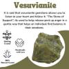 Amazing Gemstone 2 Pieces Vesuvianite Raw Crystals and Healing Stones, Natural Rocks for Tumbling and DIY Raw Stones and Crystals view 4