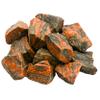 Amazing Gemstone 2 Pieces Unakite Raw Crystals and Healing Stones, Natural Rocks for Tumbling and DIY Raw Stones and Crystals view 3