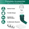 Giyosk Breathing Exercise Device for Lungs, Lung Expansion and Mucus Relief Device, Portable Expiratory Breathing Exerciser with A Set of Accessories, Breathing Trainer for Lung Cleanse(Green) view 2