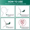 Giyosk Breathing Exercise Device for Lungs, Lung Expansion and Mucus Relief Device, Portable Expiratory Breathing Exerciser with A Set of Accessories, Breathing Trainer for Lung Cleanse(Green) view 3