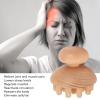 ANGGREK Wood Head Massager, Shape Manual Scalp Massagers Scalp Massage Tool Wooden Fingers Head Scratcher for Remove Headache and Head Body Relaxing view 3