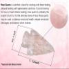 Amazing Gemstone 5 Pieces Rose Quartz Arrowhead, Crystal and Healing Stone Flint Rock Arrow Head - 1 to 1.5 Arrowheads for DIY Project Craft Point Jewelry Making view 3