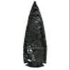 Amazing Gemstone Black Obsidian Arrowhead, Crystal and Healing Stone Flint Rock Arrow Head - 9 to 10 Arrowheads for DIY Project Craft Point Jewelry Making view 1