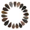 Amazing Gemstone 20 Pieces Fancy Jasper Arrowhead Bulk, Crystal and Healing Stone Flint Rock Arrow Head - 1 to 1.5 Arrowheads for DIY Project Craft Point Jewelry Making view 1