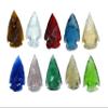 Amazing Gemstone 10 Pieces Mix Color Arrowhead, Crystal and Healing Stone Flint Rock Arrow Head - 1 to 1.5 Arrowheads for DIY Project Craft Point Jewelry Making view 2