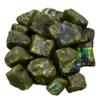 Amazing Gemstone 2 Pieces Labradorite Raw Crystals and Healing Stones, Natural Rocks for Tumbling and DIY Raw Stones and Crystals view 2