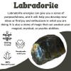 Amazing Gemstone 2 Pieces Labradorite Raw Crystals and Healing Stones, Natural Rocks for Tumbling and DIY Raw Stones and Crystals view 3