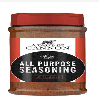A Taste of Cannon All Purpose Seasoning 11 Oz Mixed Spice Blend 1 Bottle of Savory Flavor Combinations for Meats and Vegetables