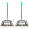 2-Pack Dust Pan with Long Handled for Home, 33.5" Premium Quality Heavy Duty Stainless Steel Dustpan, Elegant Stand Up Design, Sturdy Dustpans for Home/Lobby/Shop/Office view 1