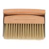Housoutil Kids Window Cleaner Stainless Steel Cleaner Mini Dustpan and Brush Set Wood Small Metal Pan Natural Table Handy Brush for Sweeping Home Kitchen Car Office Storage Bin view 1