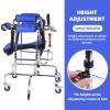 GSCDJCM Disabled Walking Aids - Foldable Design Walker for Child, Adjustable Height Width Medical Walker, Comfortable Foam Armrest Mobility Rollator, Suitable for All Children Between 35in-51in view 3