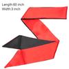 2 Pack Soft Satin Eye mask Sleep Eye mask, 150 cm / 60 Inch Shading Eye mask, Suitable for Siesta (Black Red + Black) view 2