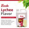 Fanale Premium Flavoring Concentrated Syrup for Bubble Tea 11 lb | Lychee Flavor Syrup | for Boba Tea, Smoothies, Slushes, Desserts | 11lb | SRP050 view 3