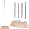 Indoor & Outdoor Brooms, VOOWO 46 Kitchen Broom with Long Handle, Heavy Duty Brooms for Home Kitchen Broom for Office, Angle Brooms for Sweeping with Stainless Steel Handle view 1