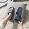 Acupressure Massage Slippers for Plantar Fasciitis for Women Acupuncture Slippers Arthritis Neuropathy Pain Relief Non-Slip Massage Sandals Women Stress Relief Gifts for Bath (Men 8.5-9.5, Dark Gray) view 2