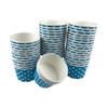 MMvolesy Paper Bowl, 6oz, Blue, Disposable, Leak-Resistant, 50Pc view 1