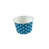 MMvolesy Paper Bowl, 6oz, Blue, Disposable, Leak-Resistant, 50Pc view 2