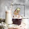 18pcs Glitter Dollar Dessert Cupcake Topper Jackpot Gamble Theme Decorations Men Woman Happy Birthday Las Vegas Nigh Party Decor Supplies view 2