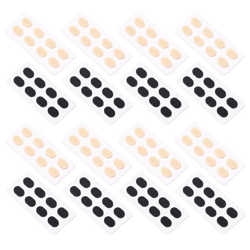 GLEAVI 30sheets Eva Nose Pads Skin-Friendly Adhesive Glasses Cushions for Comfort and Stability Thick Skin and Pack