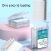 1 Set Automatic Dental Floss Dispenser Disposable Bowed Head Curved Hook Tail, Non-Slip Grip Flosser Dispenser Travel, Hygienic Flosser Dispenser Deep Cleaning A view 3