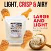 Fusion Select 3 Packs Panko Bread Crumbs - Japanese-Style Toasted Vegan Panko Breadcrumbs for Breading, Frying, Baking - For Fried Chicken & Pork, Baked Pasta, Roasted Vegetables, Tonkatsu view 2
