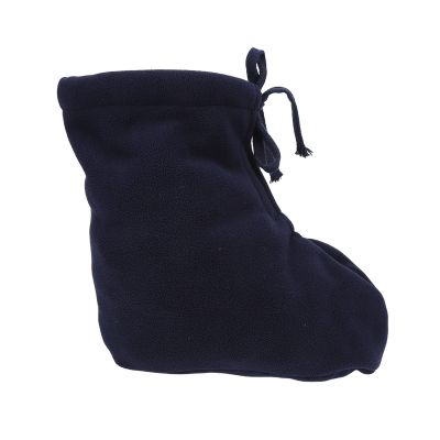 Cast Sock Toe Cover for Men Women, Soft Thick Plush Foot Warmer Protector, Walking Boot Orthosis, Dark Blue Size