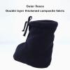 Cast Sock Toe Cover, Soft Thick Plush Foot Warmer Protector, Walking Boot Orthosis Splints Braces, Men Women, Dark Blue (S) view 4