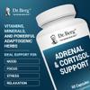 Dr. Berg Adrenal & Cortisol Capsules - Adrenal Supplement & Cortisol Manager - Mood, Focus, Relaxation and Stress Support - Adrenal Supplements with Ashwagandha Extracts - 60 Capsules view 2