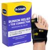 Dr. Scholl's BUNION RELIEF & TOE CORRECTOR // Massaging Gel Bunion Splint & Big Toe Straightener - Orthopedic Bunion Corrector for Women & Men - Bunion Pads for Bunion Pain Relief, 1 Support Set (Left & Right) view 1