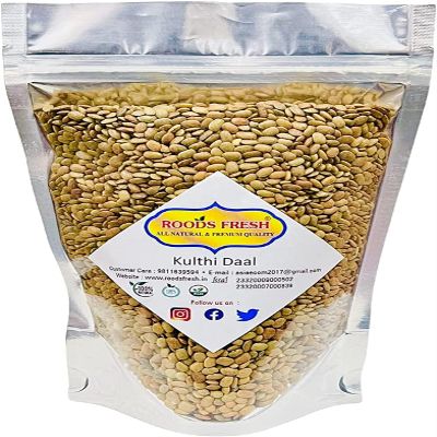 CROW Organic Kulthi Dal/Horse Gram/Gahat/Macrotyloma Uniflorum (500 Gram)