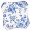 120 Floral Cocktail Beverage Napkins Blue & White Disposable Paper Spring Flowers Dessert Napkin for Wedding Holiday Birthday Party Bridal & Baby Shower Tableware Party Supplies view 4