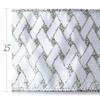 Silver Ribbon Wired, Easter Ribbons for Basket 3 Rolls 2.5 Inch 36 Yard Christmas Tree Sheer Glitter Organza Wired Edge Gift Wrapping, Crafts, Home Decor Decoration Indoor/Outdoor Bows for Baskets view 3