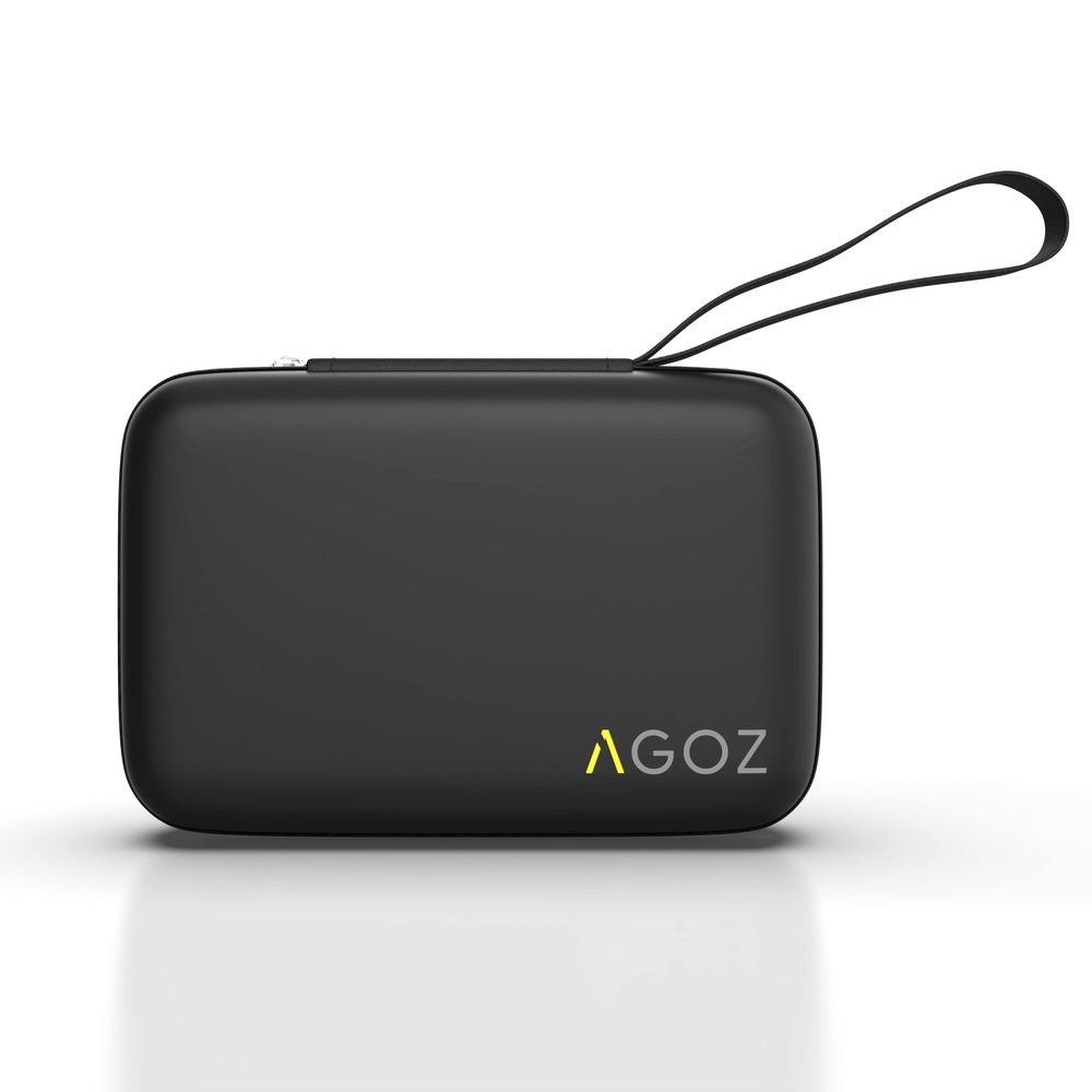 AGOZ Carrying Case Compatible with Tandem T-Slim X2 Insulin Pump, Travel Pouch Holster - Tandem T-Slim X2 Insulin Pump Protective Cover Holder with Wrist Strap (Black)