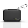 AGOZ Carrying Case Compatible with Tandem T-Slim X2 Insulin Pump, Travel Pouch Holster - Tandem T-Slim X2 Insulin Pump Protective Cover Holder with Wrist Strap (Black) view 1