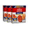 Pretzel Flipsides Original Townhouse Crackers - One Side Pretzel, One Side Cracker - 3 Packs of 9.2 Oz Boxes Bundled with a JFS Recipe Card view 3