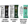 Rap Snacks Lil Baby, Lil Durk and Migos Cheddar Cheese and Sour Cream, Buttermilk Ranch, and Sour Cream with a Dab of Ranch Variety - Pack of 6 view 3
