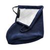 1pcs Cast Sock Toe Cover for Foot Leg Ankle Casts Women Men, Thick Warm Plush Foot Warmer for Fractured Ankle Patients and Elderly with Cold Feet (Blue,S) view 4