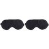 Healifty 2 Pcs Eye Mask Silk for Men Women Sleep Mask Shading Comfortable Patch Natural Silk for Home Hotel Travel view 1