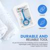 OrthoKey Clear Aligner Removal Tool - Unleash Precision: Grabber Remover for Braces & Retainers | Elevate Dental Care with Ortho Tools for Orthodontic Care | Small Blue, 30-Pack. view 2