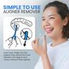 OrthoKey Clear Aligner Removal Tool - Unleash Precision: Grabber Remover for Braces & Retainers | Elevate Dental Care with Ortho Tools for Orthodontic Care | Small Blue, 30-Pack. view 4