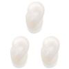 Healifty 3pcs Ear Model for Piercing Practice Realistic Human Ear Simulation for Students and Professionals and Reusable for Jewelry Techniques view 1