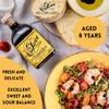Brava Giulia Gift Box  Sicilian Cold Pressed Extra Virgin Olive Oil and Aged Balsamic Vinegar of Modena  Imported from Italy  2 Bottle Set (8.45 fl oz Each) view 4