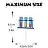 18pcs Glitter Dessert Cupcake Topper Chemistry Organism Experiment Theme Boys Girls Happy Birthday Party Decorations Supplies view 4