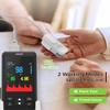 Pulse Oximeter - Handheld Pulse Oximeter Rechargeable Overnight Pulse Ox Continuous oxygen meter finger pulse oximeter Fingertip with Pulse o2 sat monitor finger for oxygen SpO2 view 4